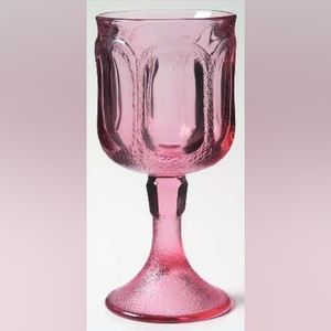 Fostoria Woodland Pink Wine Glasses Set of 10 - Vintage Rare